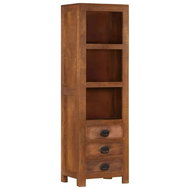 Chest of 3 drawers 40 x 30 x 130 cm solid mango tree - Chest of Drawers