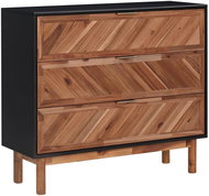 Sideboard 90 x 33.5 x 80 cm solid acacia wood and MDF 289906 - Sideboard