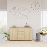 Sideboard oak sonoma 120 x 36 x 69 cm chipboard 801844 - Sideboard