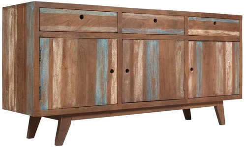 Sideboard made of solid wood vintage 145 x 40 x 75 cm - Sideboard - Main image