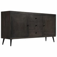 Sideboard made of solid mango wood 160 x 40 x 81 cm - Sideboard