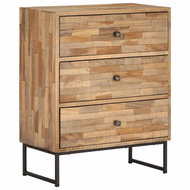 Sideboard made of recycled teak wood 60 x 30 x 75 cm - Sideboard