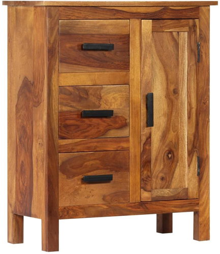 Sideboard 65 x 30 x 80 cm solid sheesham wood - Sideboard - Main image