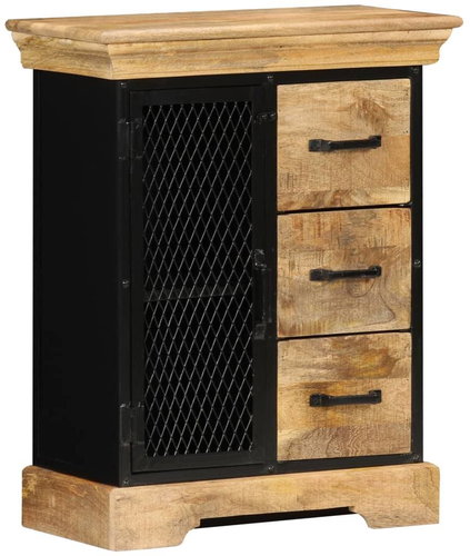 Sideboard 60 x 30 x 75 cm solid mango tree - Sideboard - Main image