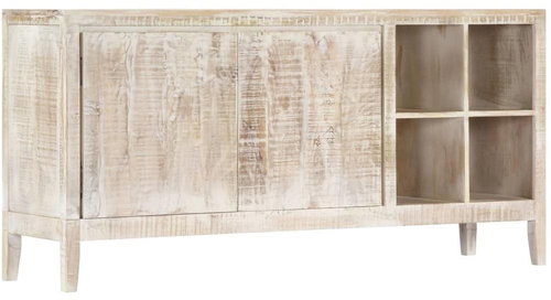 Sideboard 160 x 40 x 76 cm solid mango wood - Sideboard - Main image