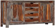 Sideboard gray 160 x 40 x 75 cm solid sheesham wood - Sideboard