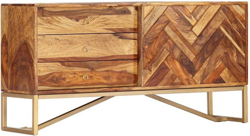 Sideboard 118 x 30 x 60 cm solid sheesham wood - Sideboard - Main image