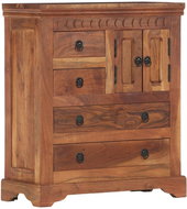 Sideboard 62 x 30 x 75 cm solid acacia wood - Sideboard