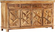 Sideboard with 4 drawers 160 x 40 x 85 cm solid mango tree - Sideboard