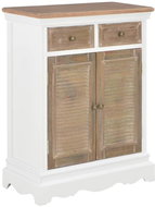 Sideboard white 60 x 30 x 80 cm solid wood - Sideboard