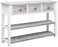 Gray sideboard with patina 115 x 30 x 76 cm wood - Sideboard