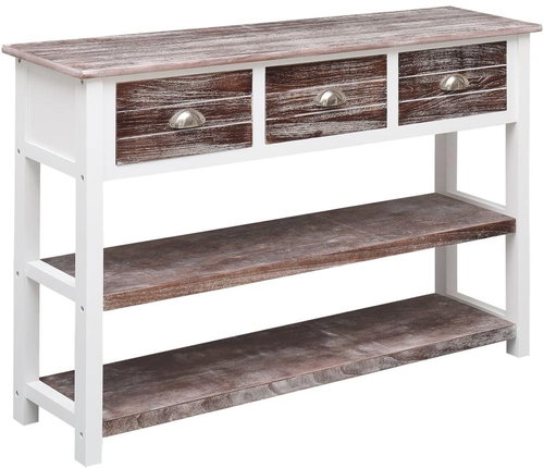 Sideboard brown with patina 115 x 30 x 76 cm wood - Sideboard - Main image