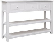 Sideboard white 115 x 30 x 76 cm wood - Sideboard
