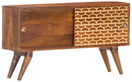 Sideboard honey brown 88 x 24 x 50 cm massive mango tree - Sideboard