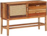 Sideboard 118 x 30 x 76 cm solid recycled wood - Sideboard