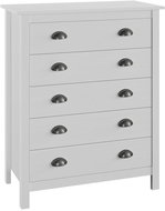 Sideboard Hill Range 5 drawers 79x40x96,5 cm solid pine - Sideboard