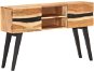 Sideboard 120 x 30 x 75 cm solid acacia wood - Sideboard