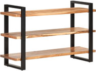Sideboard with 3 shelves 120x40x75 cm solid acacia wood - Sideboard