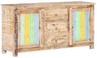 Sideboard 151 x 40 x 75 cm thick acacia wood - Sideboard
