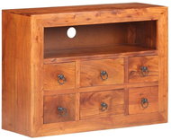 Sideboard 80 x 30 x 60 cm solid acacia wood - Sideboard