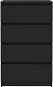 Sideboard black 60 x 35 x 98.5 cm chipboard - Sideboard