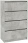 Príborník betónovo sivý 60 × 35 × 98,5 cm drevotrieska - Príborník