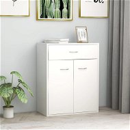 Príborník biely 60 × 30 × 75 cm drevotrieska - Príborník