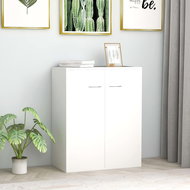 Sideboard white 60 x 30 x 75 cm chipboard - Sideboard