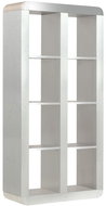 Double Bookcase Aviator 160cm Vintage Aviation Style 246316 - Bookshelf