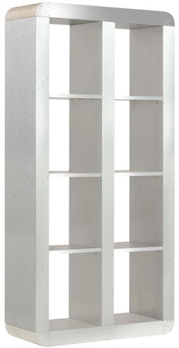 Double Bookcase Aviator 160cm Vintage Aviation Style 246316 - Bookshelf - Main image