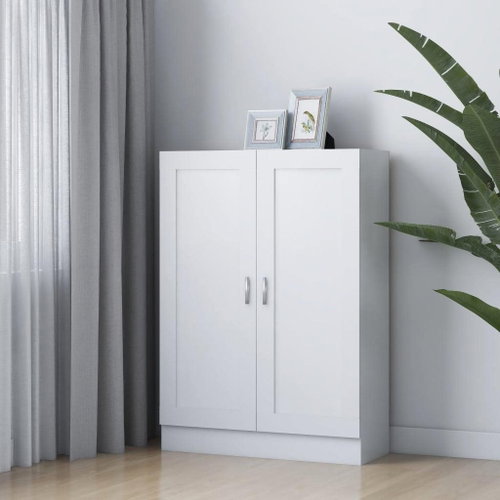 Bookcase white 82.5 x 30.5 x 115 cm chipboard 802714 - Bookshelf - Main image