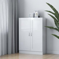 High-gloss white bookcase 82.5 x 30.5 x 115 cm chipboard 802720 - Bookshelf