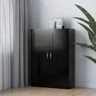 Bookcase black 82.5 x 30.5 x 115 cm chipboard 802715 - Bookshelf