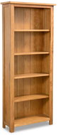 Library with 5 shelves 60 x 22.5 x 140 cm solid oak wood - Bookshelf