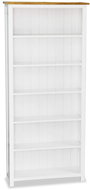 Library with 6 shelves 80 x 22.5 x 170 cm solid oak wood - Bookshelf