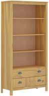 Library Hill Range honey brown 85x37x170,5cm solid pine - Bookshelf