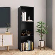 Bookcase / TV cabinet black 36 x 30 x 114 cm chipboard - Bookshelf