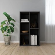Bookcase / sideboard black 50 x 25 x 80 cm chipboard - Shelf