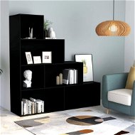 Shelf Library / room screen black 155 x 24 x 160 cm chipboard - Regál