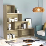 Bookcase / room screen sonoma oak 155x24x160 cm chipboard - Bookshelf