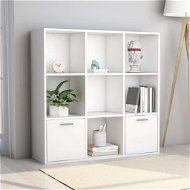 Bookcase white 98 x 30 x 98 cm chipboard - Bookshelf
