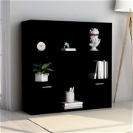 Bookcase black 98 x 30 x 98 cm chipboard - Bookshelf