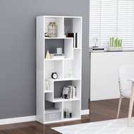 Bookcase white 67 x 24 x 161 cm chipboard - Bookshelf