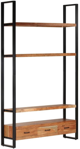 Regál masivní akáciové dřevo 321053, 200 × 118 x 30 cm - Shelving Unit - Main image