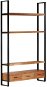 Regál Komoda, 118 × 30 ×200 cm, masívne akáciové drevo, 321053 - Regál
