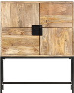 Komoda 80×30×100 cm masivní mangovníkové dřevo - Komoda