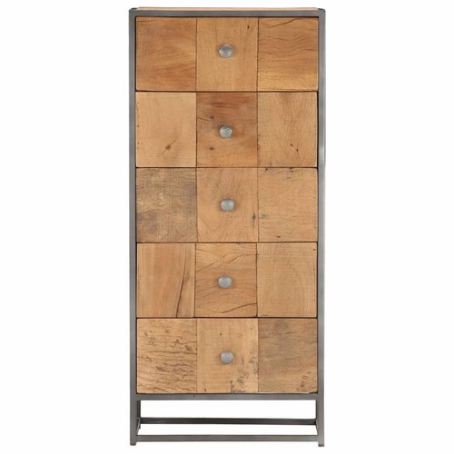 Komoda se zásuvkami 45×30×100 cm masivní recyklované dřevo - Komoda - Main image