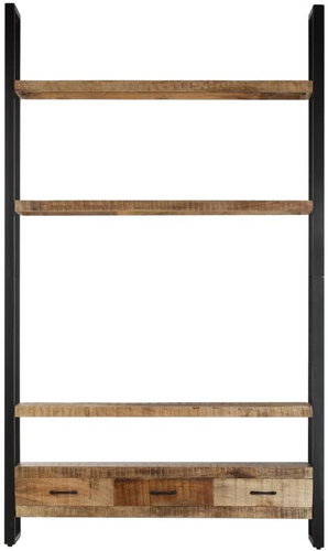 Komoda 118×30×200 cm masivní hrubé mangovníkové dřevo - Komoda - Main image