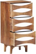 Komoda so zásuvkami, 44 × 35 × 90 cm, masívne akáciové drevo - Komoda
