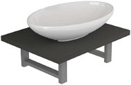 2-piece set of bathroom furniture ceramics grey 279315 - Bathroom Set
